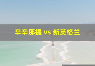 辛辛那提 vs 新英格兰